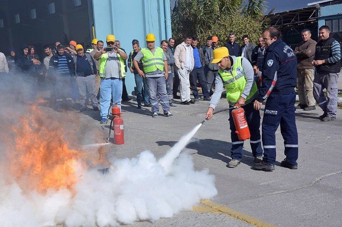 Bandırma’da Yangın Tatbikatı