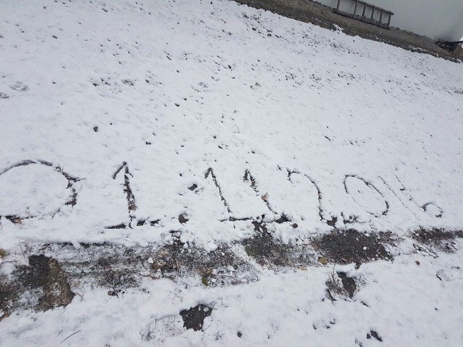 Çorum’a Yılın İlk Karı Yağdı