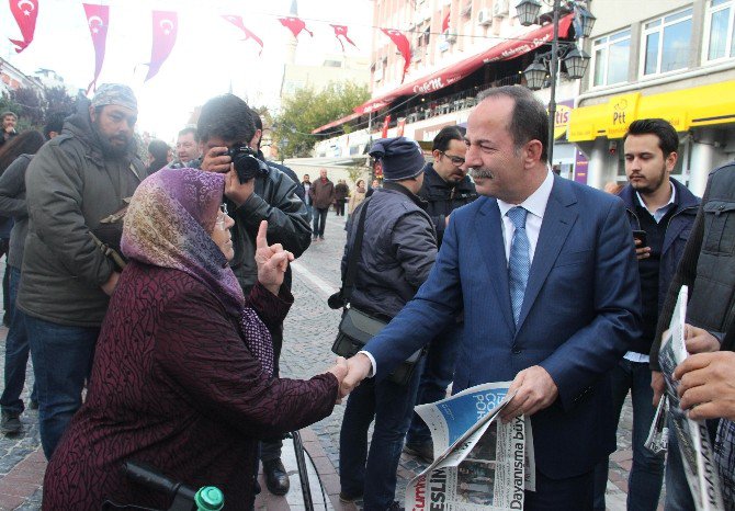 Edirne’de Chp’lilerden Cumhuriyet Gazetesine Destek