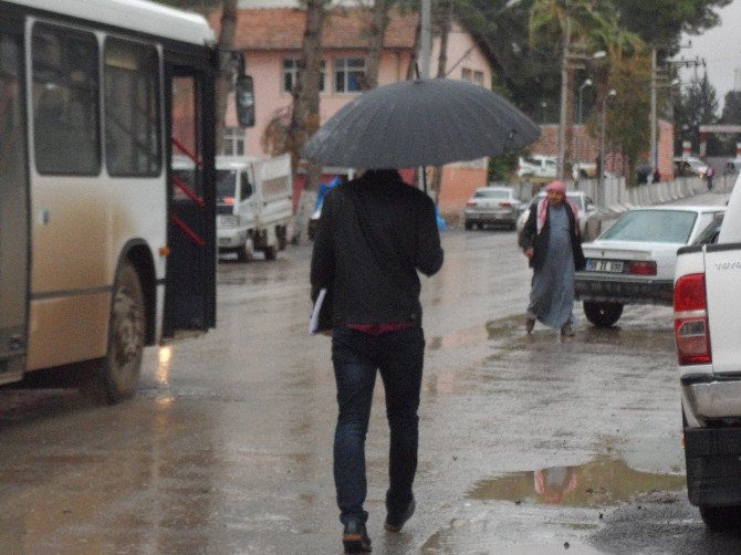 Ceylanpınar’da Sağanak Yağış Etkili Oldu