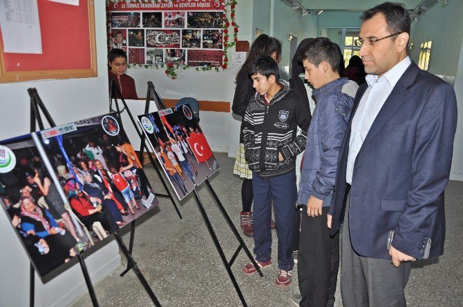 Gölbaşı Anadolu İmam Hatip Lisesinde 15 Temmuz Fotoğraf Sergisi Açıldı