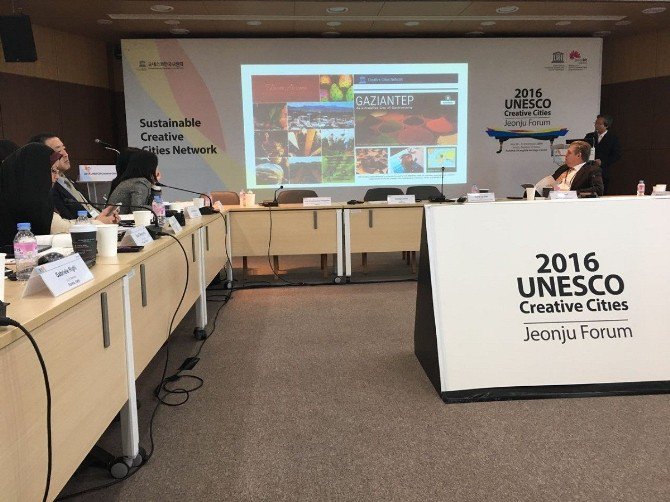 Gaziantep Büyükşehir “Unesco Kreatif Şehirler Ağı Jeonju Forumuna” Katıldı