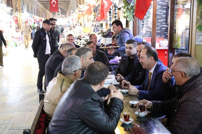 Edirne Belediye Başkanı Gürkan, Alipaşa Esnafıyla Bir Araya Geldi