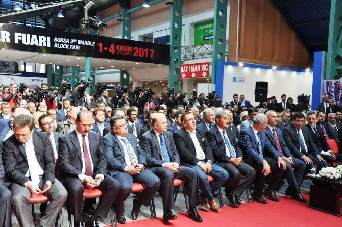 Başkan Yağcı Bursa Blok Mermer Fuarı’nda