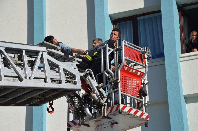 İtfaiye’den Bozüyük’te Nefes Kesen Tatbikat