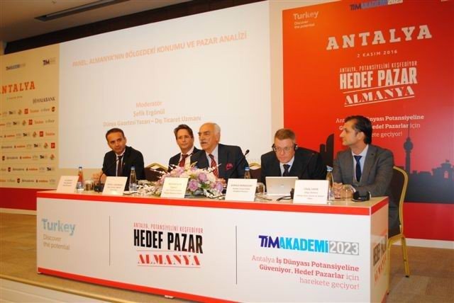 Antalya’da ’Hedef Pazar Almanya’ Toplantısı