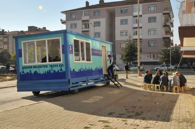 Akşehir Belediyesi’nden Mobil Taziye Evi Hizmeti