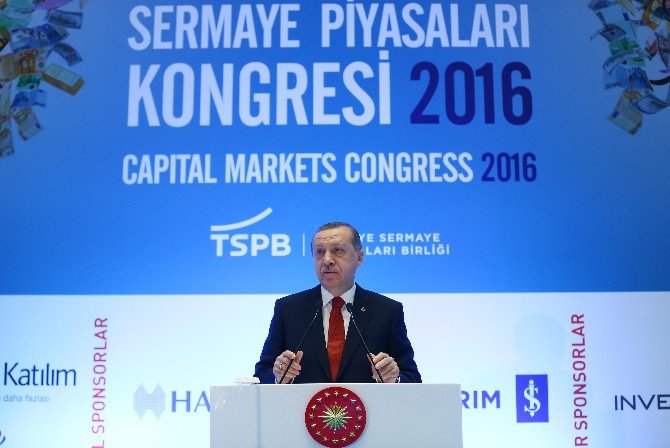 Cumhurbaşkanı Erdoğan, Sermaye Piyasaları Kongresi’nde Konuştu