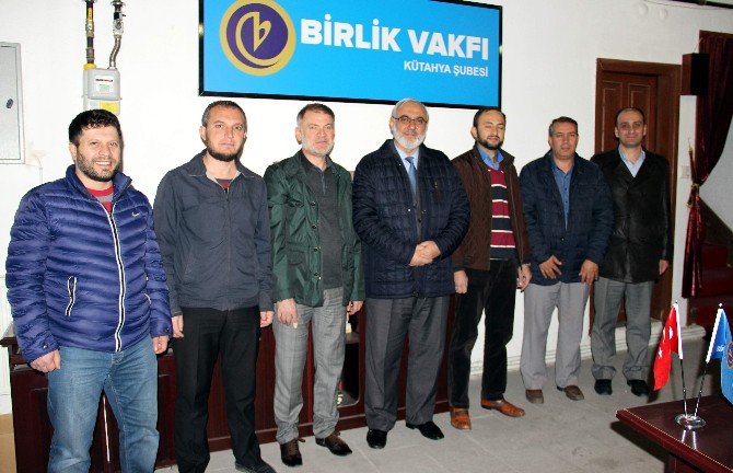 Müftülük Din Hizmetleri Ve Eğitim Şube Müdürü İsmail Üstün, Birlik Vakfı’nın Konuğu Oldu