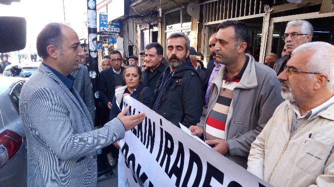 Hdp’lilerin İzinsiz Eylemine Polis Müdahalesi