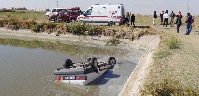 Aksaray’da Çalıntı Araç, Atık Kanalında Bulundu