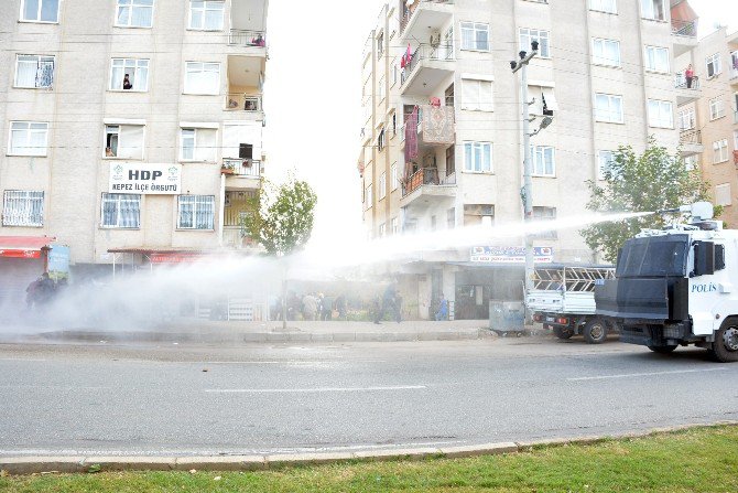 İzinsiz Eylem Yapmak İsteyen Hdp’li Gruba Müdahale