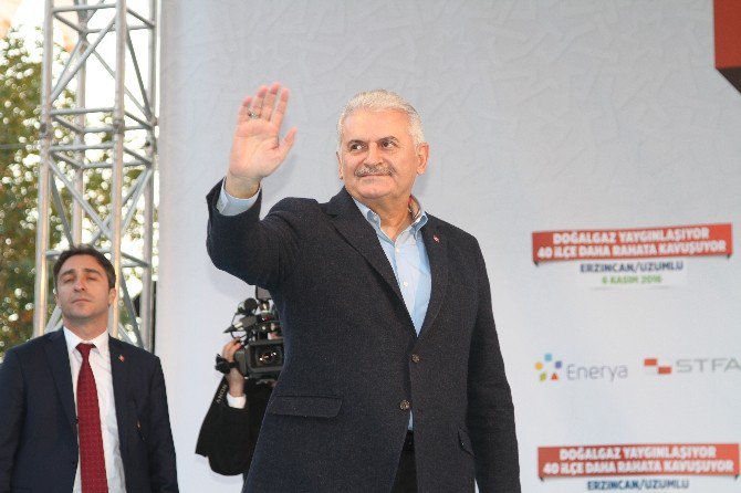 Başbakan Binali Yıldırım Erzincan’dan Ayrıldı