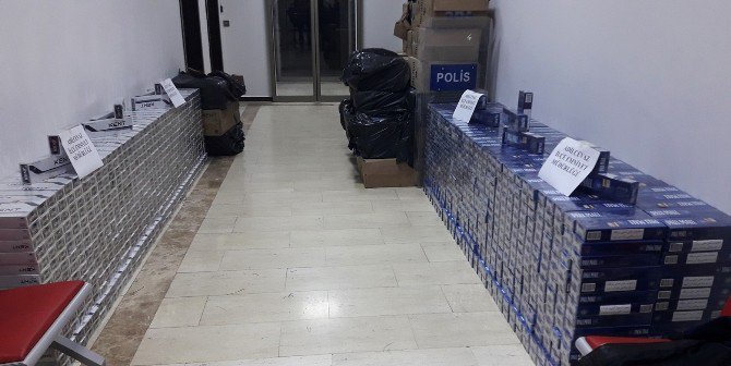 Bitlis’te 31 Bin 300 Paket Kaçak Sigara Ele Geçirildi