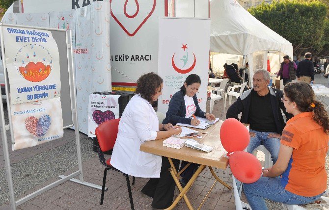 Manavgat’ta Organ Bağışı Standı