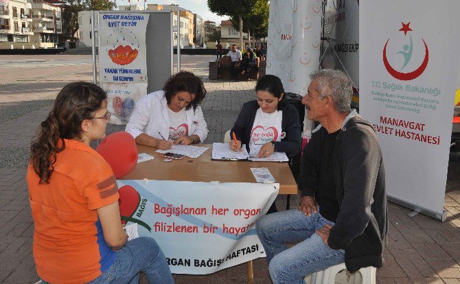 Manavgat’ta Organ Bağışı Standı