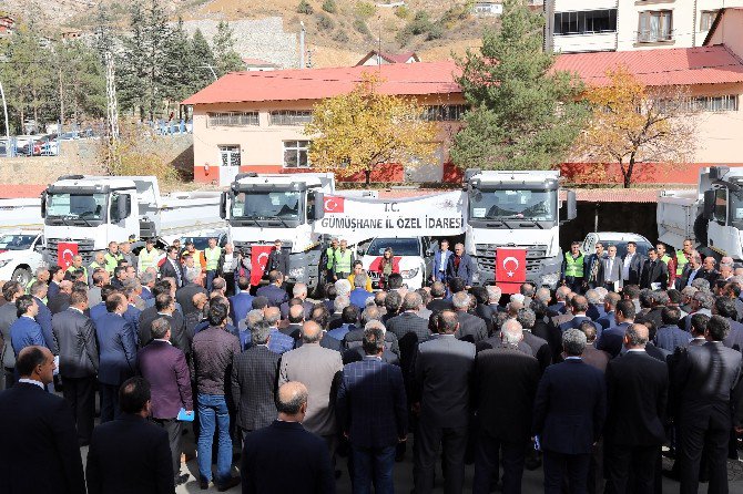 Gümüşhane İl Özel İdaresi’nin Araç Filosu Güçlendi