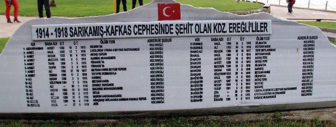 Sarıkamış Deniz Şehitleri İçin Anma Töreni Düzenlendi