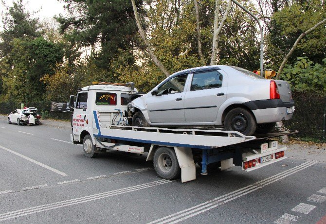 Maslak’ta Trafik Kazası: 6 Yaralı