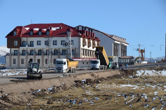 Cıbıltepe Kayak Merkezi Asfalta Kavuşuyor