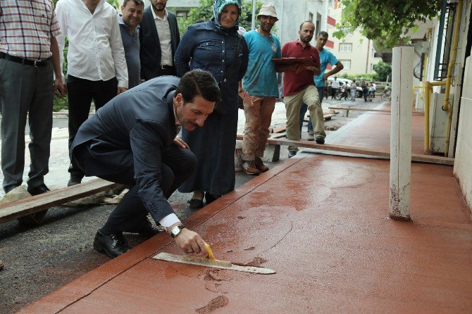 İlkadım’da Kaldırımlar Renkleniyor