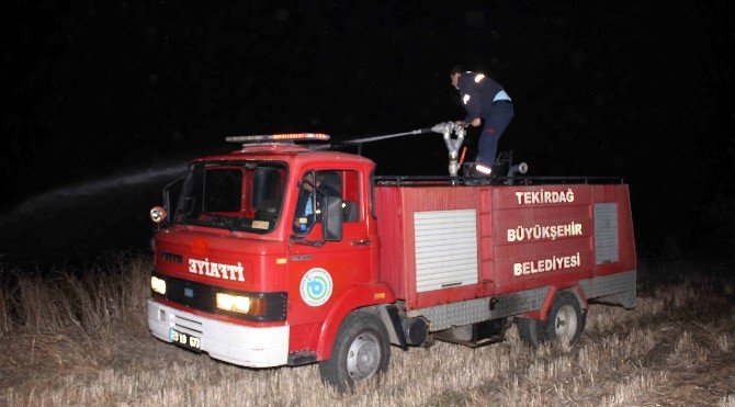 İstanbul Yolunda Yangın Paniği