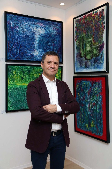 Ressam Akın Ekici’nin Eserleri Görücüye Çıktı