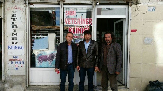 Başkan Aslan’dan Veteriner Hekimlere Ziyaret