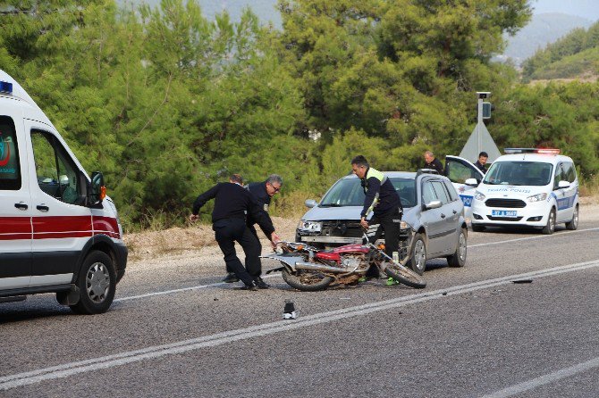 Kumluca’da Trafik Kazası: 1 Yaralı