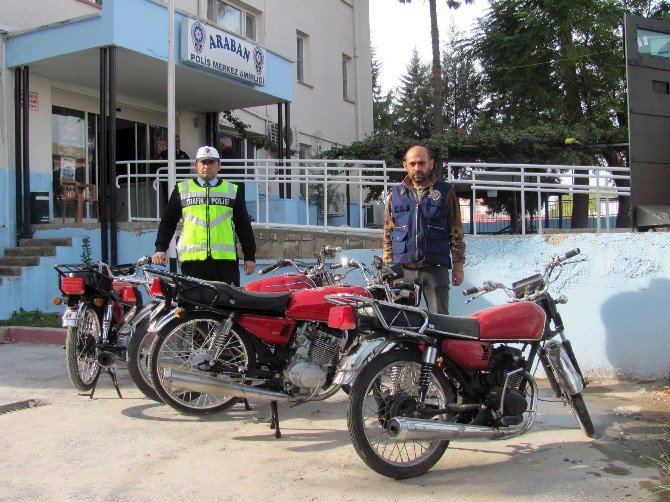 Trafik Uygulamasında 6 Çalıntı Motosiklet Ele Geçirildi