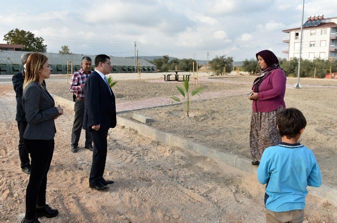 Başkan Tütüncü, Park Çalışmalarını İnceledi