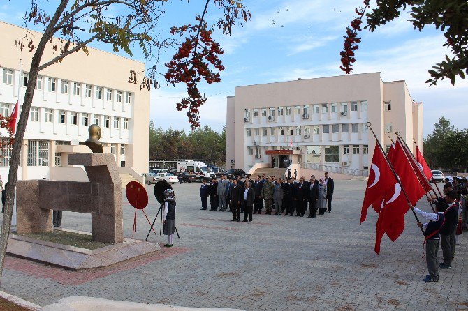 Samsat’ta Atatürk Saygıyla Anıldı