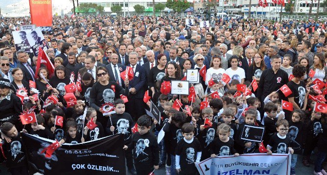 İzmir’de ’Ata’ya Saygı Yürüyüşü’ Yapıldı