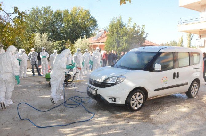 Denizli’de Kuş Gribi Tatbikatı Yapıldı