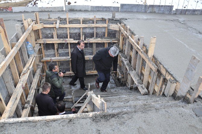 Kars Valisi Rahmi Doğan, Sarıkamış’ta İncelemelerde Bulundu