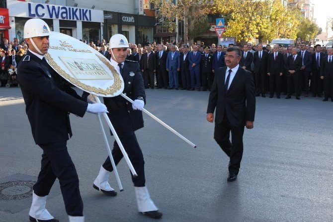 Gazi Mustafa Kemal Atatürk, Niğde’de Törenle Anıldı