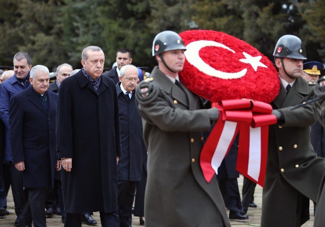 Atatürk, Ebediyete İntikalinin 78. Yıl Dönümünde Anıtkabir’de Anıldı