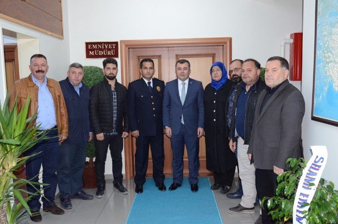 Ak Parti’den Emniyet Müdürüne Ziyaret