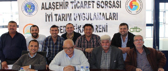 İyi Tarım Uygulamasına Katılan Üreticiler Sertifikalarını Aldı