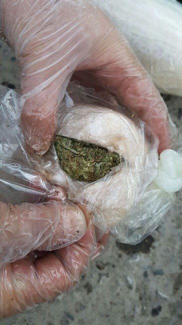 Polisin Durdurduğu Otomobilin Benzin Deposundan 12 Kilo Esrar Çıktı