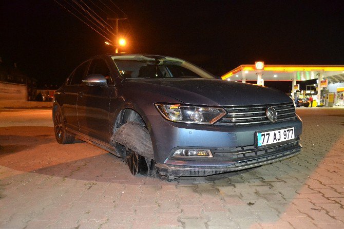 Ayağından Vurulan Sürücü Hastaneye Kaldırıldı