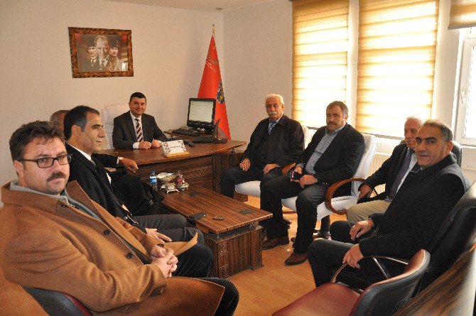 Stk Temsilcileri Emniyet Müdürü Ayhan’ı Ziyaret Etti