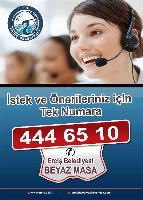 Erciş Belediyesi’nden Çağrı Hattı Ve Beyaz Masa Hizmeti