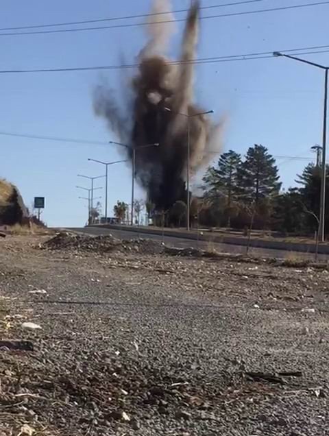 Menfeze Döşenen Patlayıcı İmha Edildi