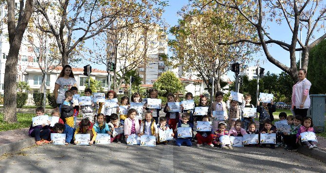 Muratpaşa’nın Minikleri Trafik Parkı’nda