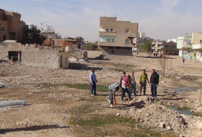 Nusaybin’de Tellerin Bir Bölümü Kaldırıldı