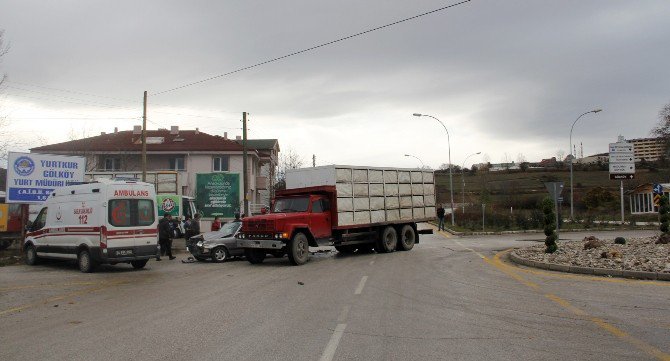 Bolu’da Trafik Kazası: 1 Yaralı