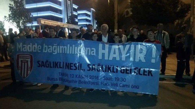 Bursa’da Uyuşturucuya Hayır Yürüyüşü