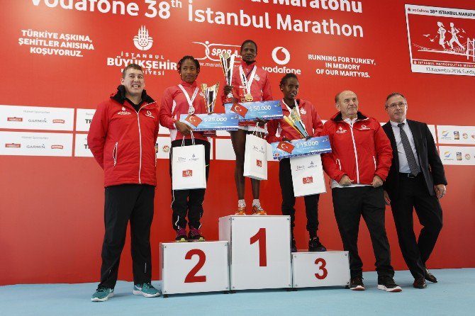 38. Vodafone İstanbul Maratonu Ödül Töreni Yapıldı