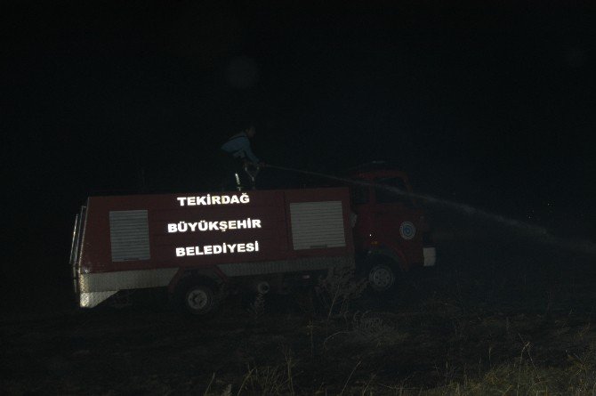 Tekirdağ’da Korkutan Yangın